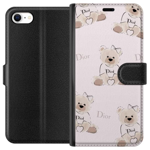 Apple iPhone 6s Tegnebogsetui Teddy Dior Vibes - luksuriøs bamse i modetil