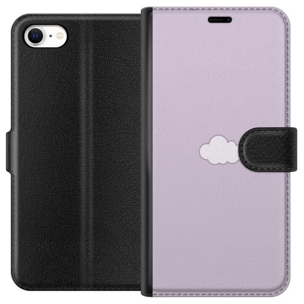 Apple iPhone 6s Lommeboketui Lilla Sky - minimalistisk sky på en lilla bakgrunn