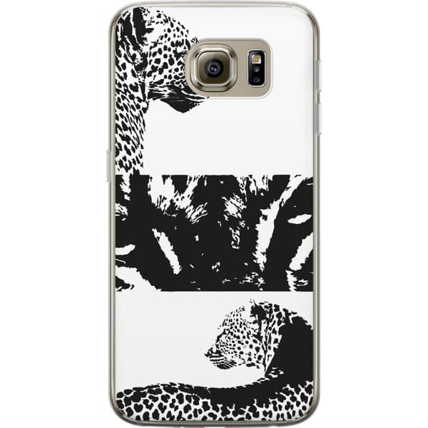 Samsung Galaxy S6 Gjennomsiktig deksel Leopard Faces