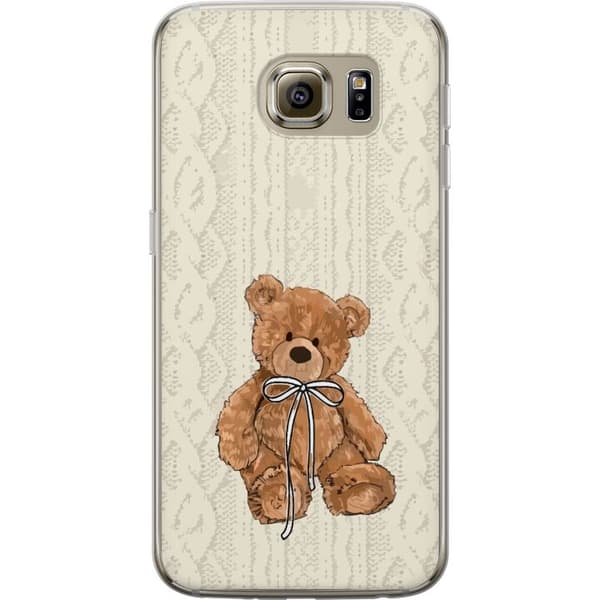 Samsung Galaxy S6 Gjennomsiktig deksel Liten Bamse – klassisk bamse i enkel design
