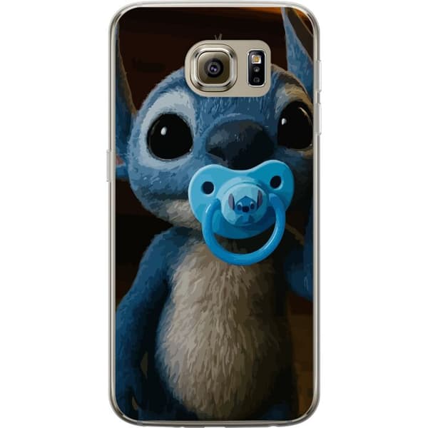 Samsung Galaxy S6 Gjennomsiktig deksel Stitch & Napp - babytema med søt karakter