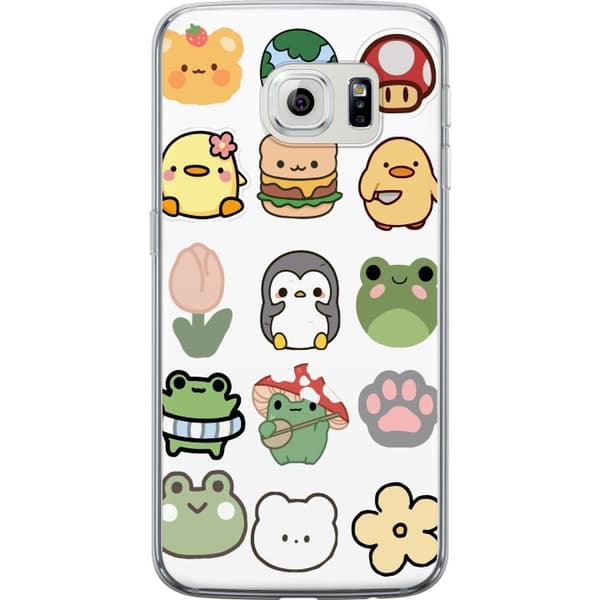 Samsung Galaxy S6 edge Gennemsigtig cover Kawaii Friends