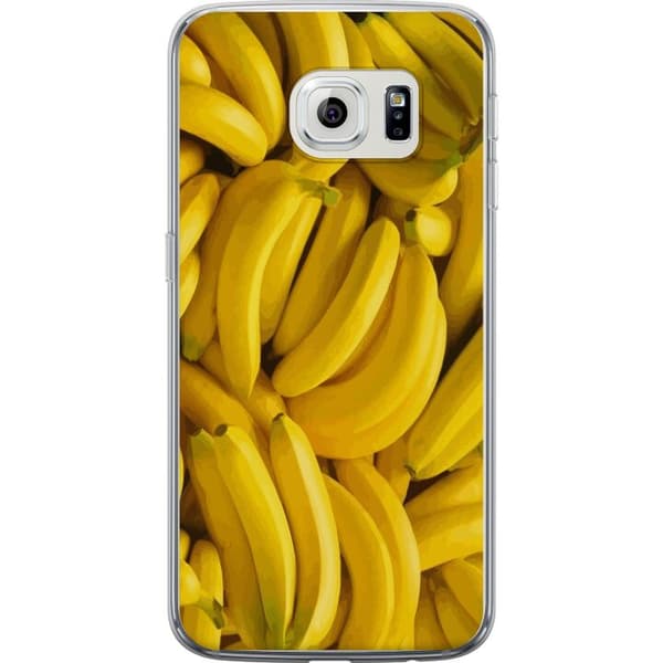 Samsung Galaxy S6 edge Gjennomsiktig deksel Banana mønster