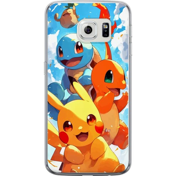 Samsung Galaxy S6 edge Genomskinligt Skal Pocket Creatures – inspirerat av Pokémon utan att nämna namnet