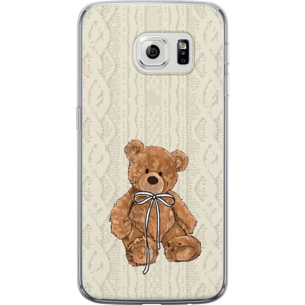 Samsung Galaxy S6 edge Gjennomsiktig deksel Liten Bamse – klassisk bamse i enkel design