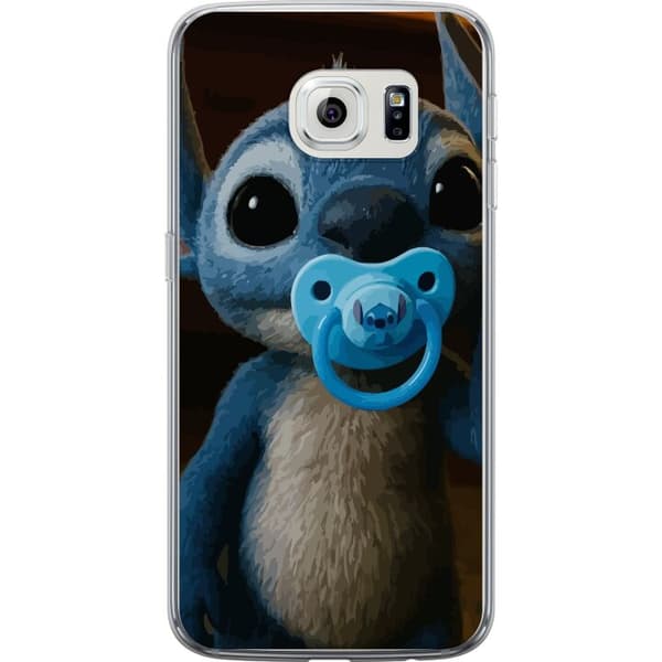 Samsung Galaxy S6 edge Genomskinligt Skal Stitch & Napp – babytema med söt karaktär