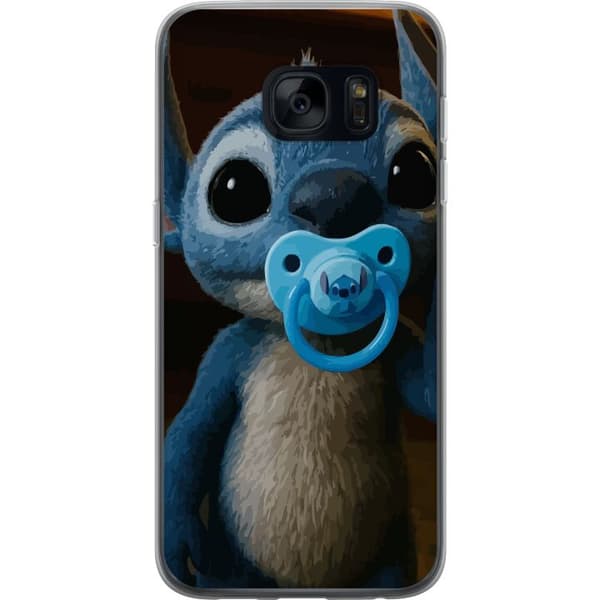 Samsung Galaxy S7 Läpinäkyvä kuori Stitch & Napp - vauvateema söpöllä hahmolla