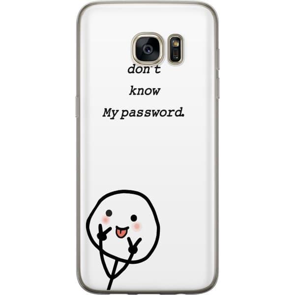 Samsung Galaxy S7 edge Gennemsigtig cover Du Kender Ikke Mit Adgangskode