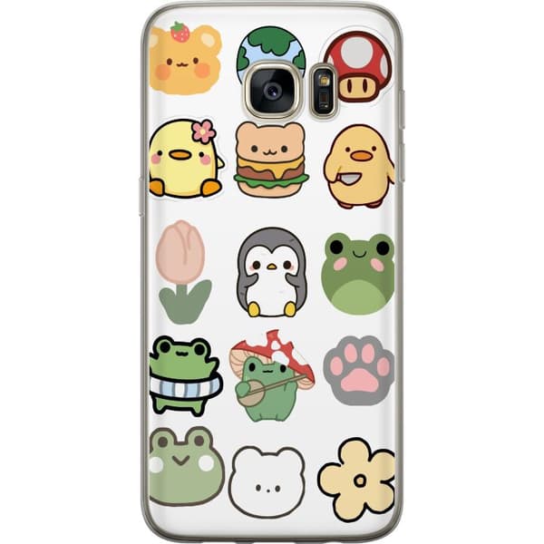 Samsung Galaxy S7 edge Gjennomsiktig deksel Kawaii Friends