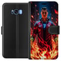 Miniatyrbilde 1 av 3: Samsung Galaxy S8 Lommeboketui Ronaldo Inferno - fotballhelt i flammer