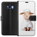 Miniatyrbillede 1 af 3: Samsung Galaxy S8 Tegnebogsetui Sødt Lamm - tegneseriestil til børn og babyprodukter