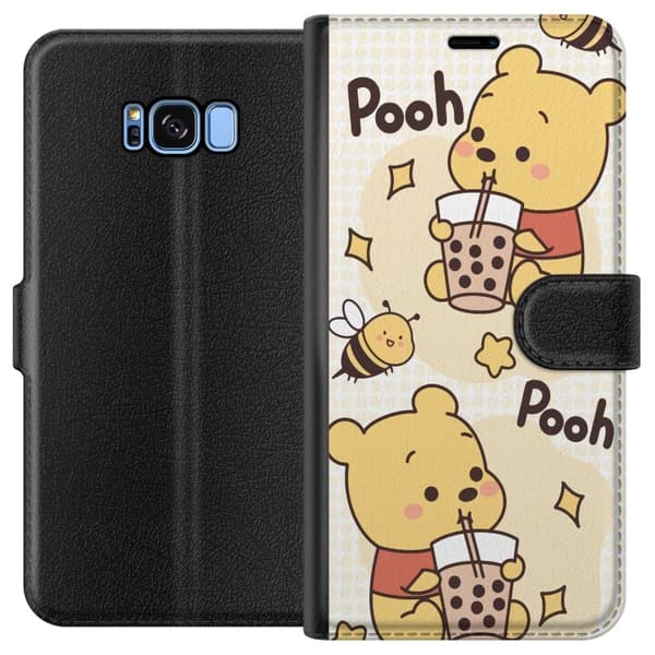 Samsung Galaxy S8 Lommeboketui Nalle Pooh stil - klassisk bjørnemotiv i en ny tolkning