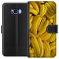 Miniatyrbillede 1 af 3: Samsung Galaxy S8 Tegnebogsetui Banan mønster