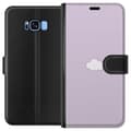 Miniatyrbillede 1 af 3: Samsung Galaxy S8 Tegnebogsetui Lilla Sky - minimalistisk sky på lilla baggrund