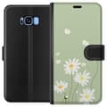 Miniatyrbilde 1 av 3: Samsung Galaxy S8 Lommeboketui Prestekrager - blomstrete mønster i svensk sommerstil