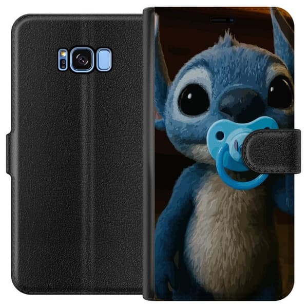 Samsung Galaxy S8 Lommeboketui Stitch & Napp - babytema med søt karakter