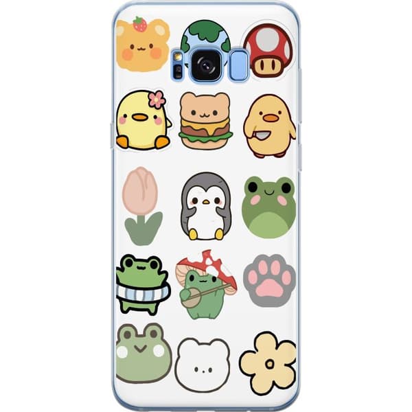 Samsung Galaxy S8 Gjennomsiktig deksel Kawaii Friends