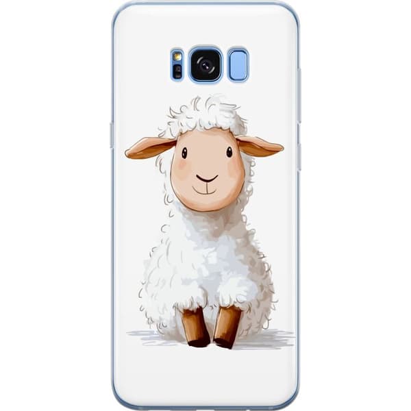 Samsung Galaxy S8 Gjennomsiktig deksel  Søtt Lam - tegneseriestil for barn og babyprodukter