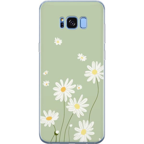 Samsung Galaxy S8 Gennemsigtig cover Præstekraver - blomstret mønster i svensk sommerstil