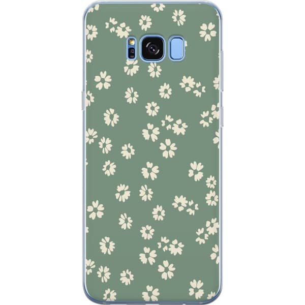Samsung Galaxy S8 Gjennomsiktig deksel Blomsterdrøm - Fargerikt Blomstermønster
