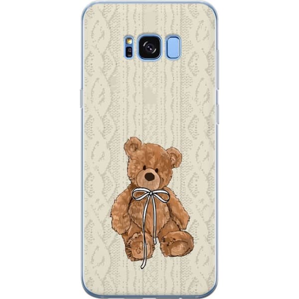 Samsung Galaxy S8 Gennemsigtig cover Lille Teddy – klassisk teddy i enkel design