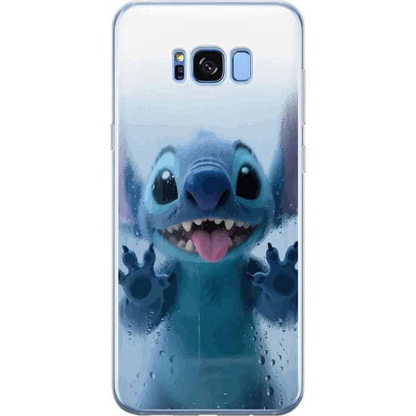Samsung Galaxy S8+ Genomskinligt Skal Stitch Window View – Stitch vid ett fönster i söt stil