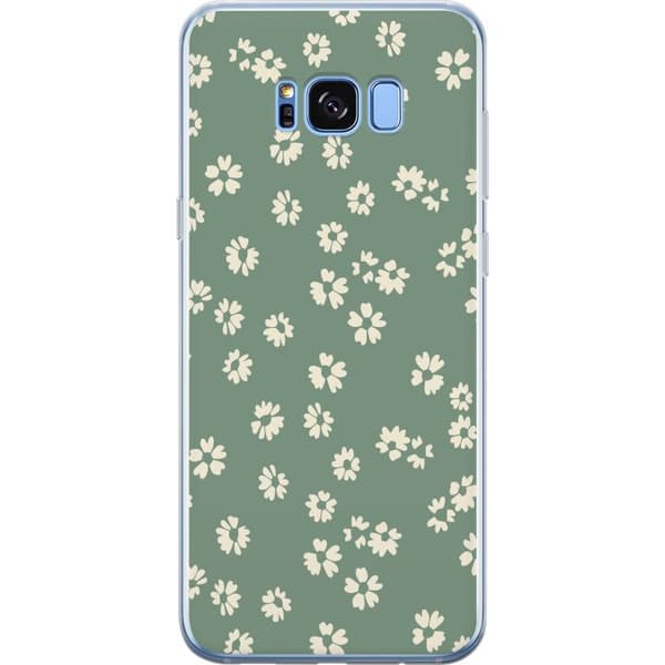 Samsung Galaxy S8+ Genomskinligt Skal Blomsterdröm – färgglatt blommönster