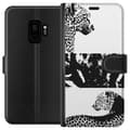 Miniatyrbillede 1 af 3: Samsung Galaxy S9 Tegnebogsetui Leopard Faces