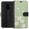 Miniatyrbilde 1 av 3: Samsung Galaxy S9 Lommeboketui Prestekrager - blomstrete mønster i svensk sommerstil