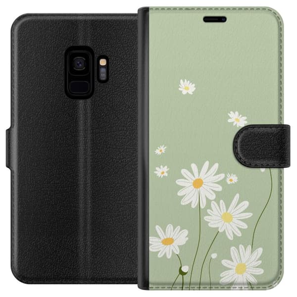 Samsung Galaxy S9 Lommeboketui Prestekrager - blomstrete mønster i svensk sommerstil
