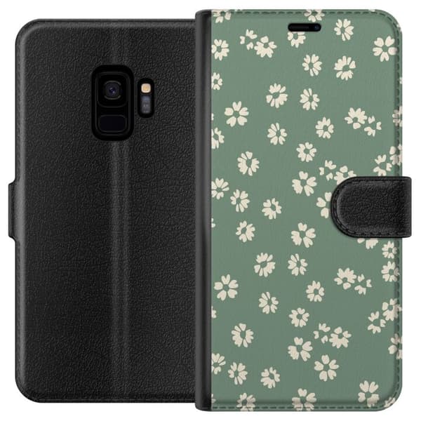 Samsung Galaxy S9 Lommeboketui Blomsterdrøm - Fargerikt Blomstermønster