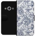 Miniatyrbilde 1 av 3: Samsung Galaxy Xcover 3 Lommeboketui Blomster & Fugler - Romantiskt Vintage-stil Mønster