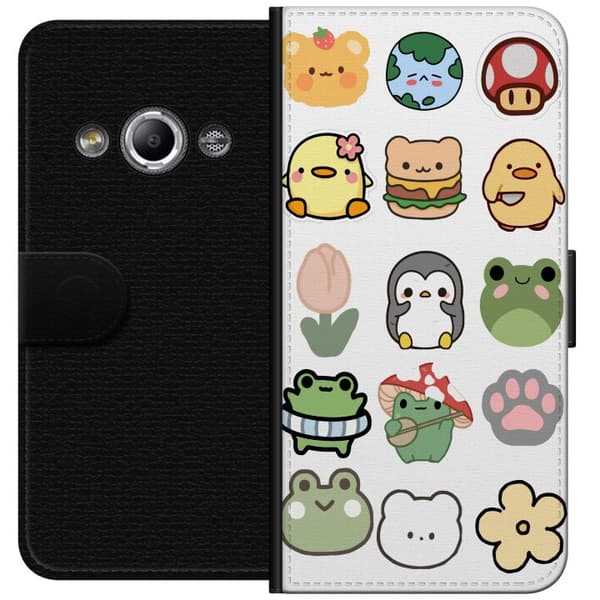 Samsung Galaxy Xcover 3 Tegnebogsetui Kawaii Friends