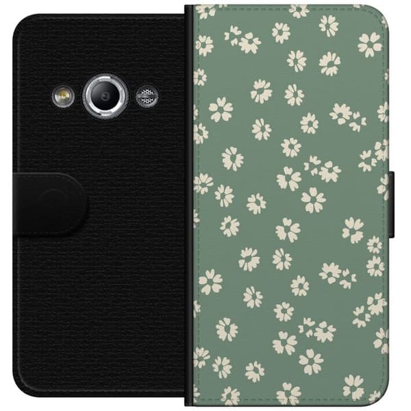 Samsung Galaxy Xcover 3 Lompakkokotelo Kukkaisunelma - Värikäs Kukkakuvio