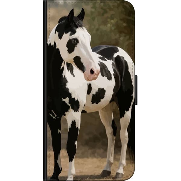 Samsung Galaxy Xcover 3 Tegnebogsetui Smuk Hest - elegant illustration af hestemotiv