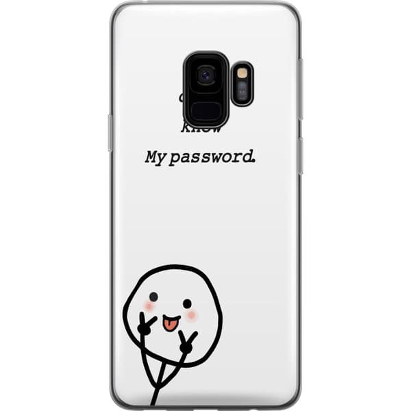 Samsung Galaxy S9 Gjennomsiktig deksel Du Kjenner Ikke Mitt Passord
