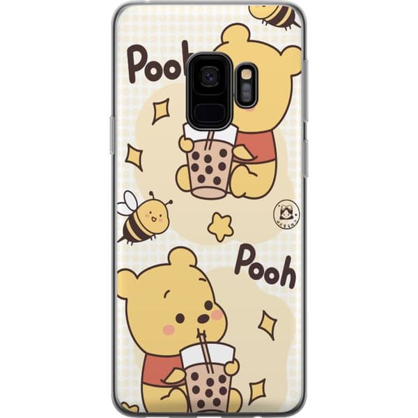 Samsung Galaxy S9 Gjennomsiktig deksel Nalle Pooh stil - klassisk bjørnemotiv i en ny tolkning