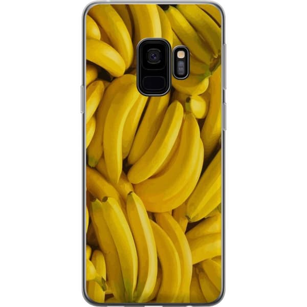Samsung Galaxy S9 Gjennomsiktig deksel Banana mønster