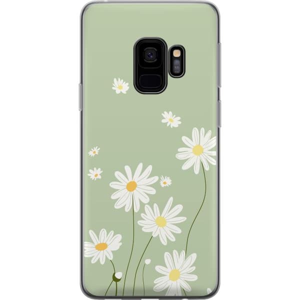 Samsung Galaxy S9 Gjennomsiktig deksel Prestekrager - blomstrete mønster i svensk sommerstil