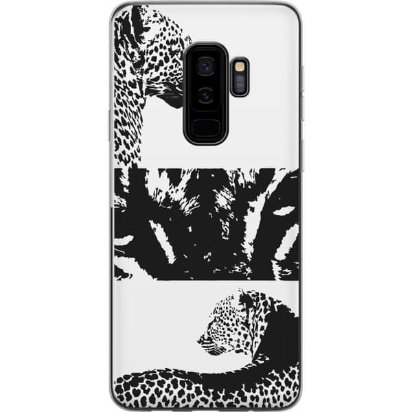 Samsung Galaxy S9+ Gennemsigtig cover Leopard Faces