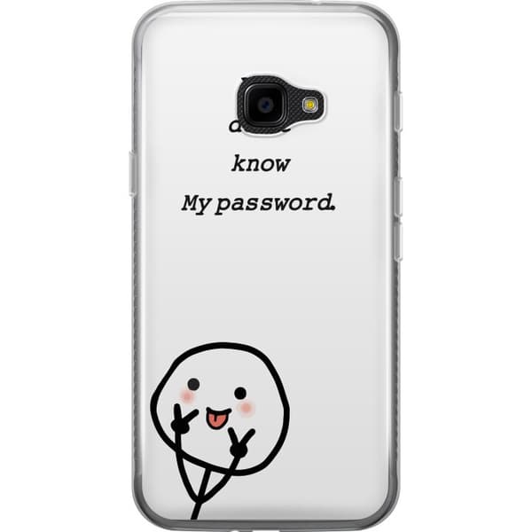 Samsung Galaxy Xcover 4 Gjennomsiktig deksel Du Kjenner Ikke Mitt Passord