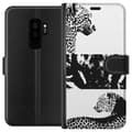 Miniatyrbild 1 av 3: Samsung Galaxy S9+ Plånboksfodral Leopard Faces – trendigt mönster med leopardansikten