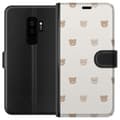 Miniatyrbillede 1 af 3: Samsung Galaxy S9+ Tegnebogsetui Teddybaggrund - søde teddybjørne mod en blød baggrund