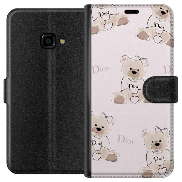 Samsung Galaxy Xcover 4 Lommeboketui Teddy Dior Vibes - luksuriøs teddybjørn i motestil