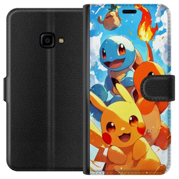 Samsung Galaxy Xcover 4 Tegnebogsetui Pocket Creatures - inspireret af Pokémon uden at nævne navnet