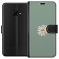 Miniatyrbilde 1 av 3: Samsung Galaxy Xcover 4 Lommeboketui Grønn Minimalblomst - stilren blomst på grønn bakgrunn