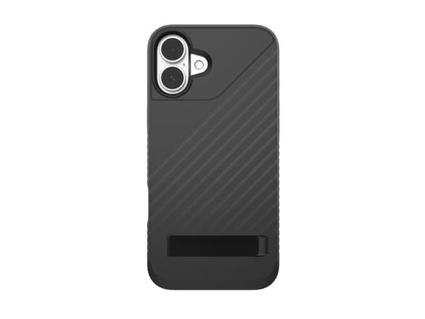 ZAGG Denali Snap - Baksidedeksel for mobiltelefon - med stativ - MagSafe-samsvar - termoplast-polyuretan (TPU), grafen - for Apple iPhone 16 Plus