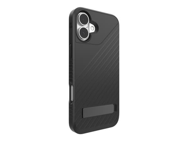 ZAGG Denali Snap - Baksidedeksel for mobiltelefon - med stativ - MagSafe-samsvar - termoplast-polyuretan (TPU), grafen - for Apple iPhone 16 Plus