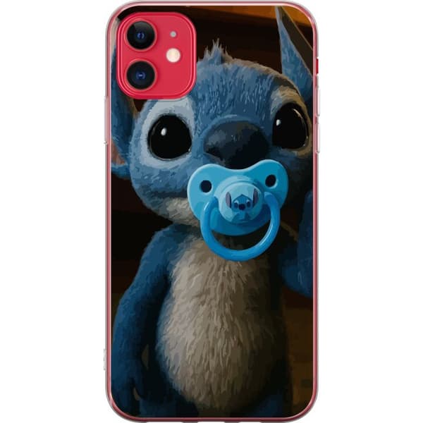 Apple iPhone 11 Genomskinligt Skal Stitch & Napp – babytema med söt karaktär