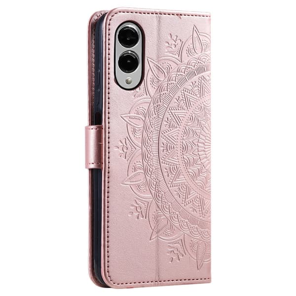 För Samsung Galaxy S25 Edge plånboksfodral Fodral Skal Mandala blommönster
